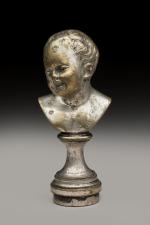 D'après Jean-Antoine HOUDON (1741 1828)
"Jean qui rit" 
CACHET en bronze...