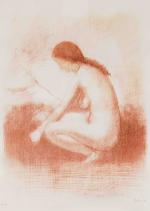 Paul BELMONDO (Mustapha, 1898 - Ivry-sur-Seine, 1982)
Nu féminin.
Lithographie à la...