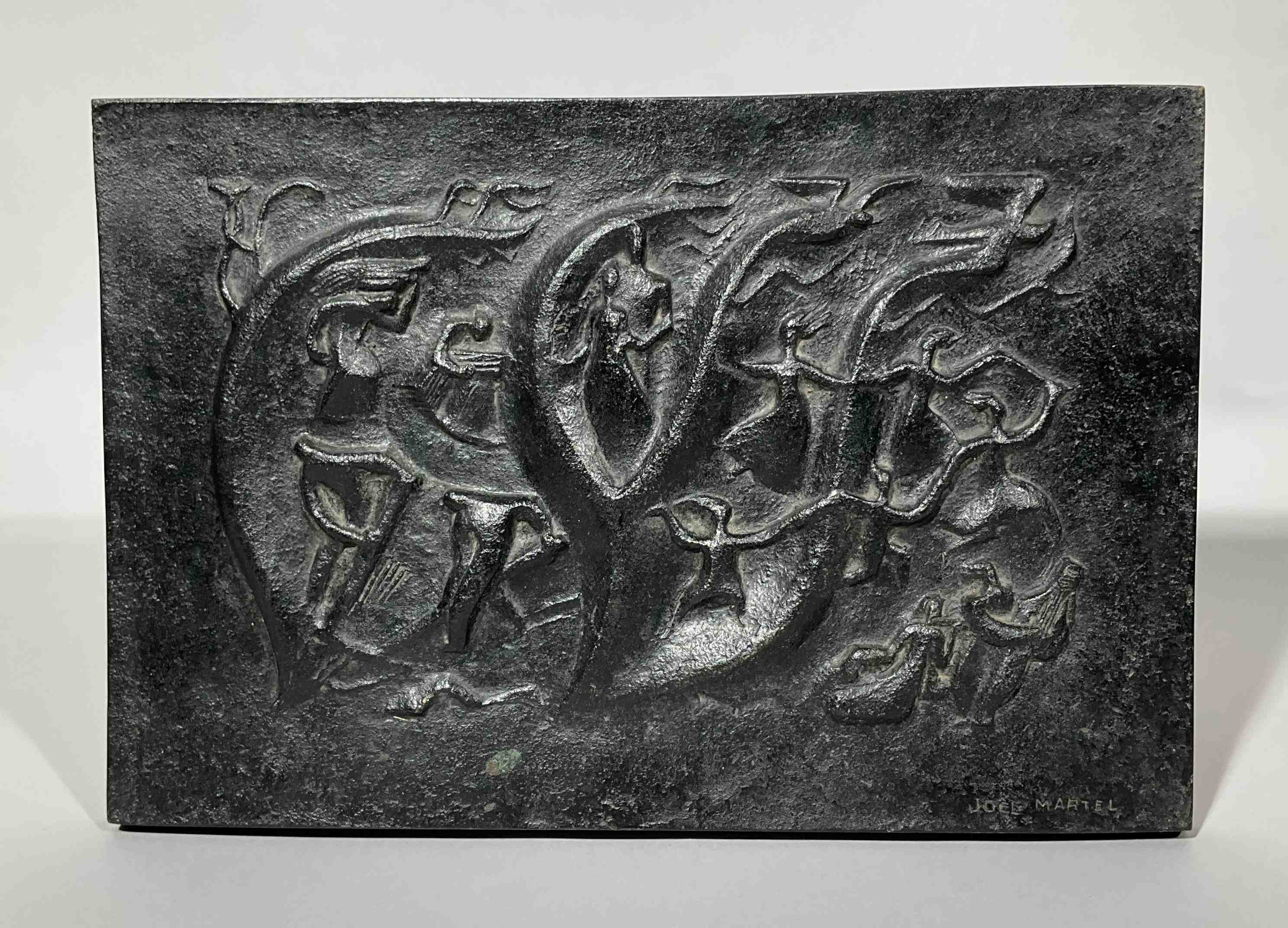 Joël MARTEL (1896-1966)
La ronde champêtre.
Bas-relief en bronze patiné.
Hauteur : 28,5...