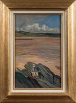 Alfred-Marie LE PETIT (Fallencourt, 1876 - Frette-sur-Seine, 1953)
Plestin-les-Grèves, peintre à...
