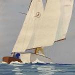 Léon HAFFNER (Paris, 1881-1971) - Peintre de la Marine en...