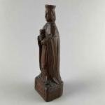 Statue de SAINT YVES.
Bois sculpté, taille directe, titré à la...
