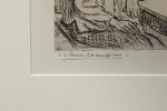Joseph-Victor ROUX-CHAMPION (Chaumont, 1871 - Vars, 1953)
Marins au bistrot.
Eau-forte signée...