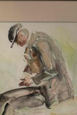 Pierre de BELAY (Quimper, 1890 - Ostende, 1947)
Concarneau, homme assis,...