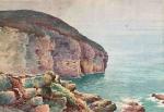 Léon HAMONET (Erquy, 1877 - Rennes, 1953)"Pointe des Grottes -...