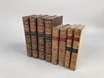 LITTERATURE XVIIIème et XIXème. 
Réunion de 8 volumes : 

-...