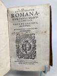 PAUL MANUCE (1511-1574).  Antiquitatum Romanarum Pauli Manutii Libri duo,...