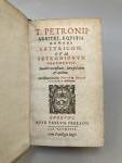 PETRONE. Satyricon, cum Petroniorum fragmentis | Noviter recensitum, interpolatum ...