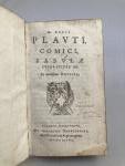 PLAUTE (254-184).  M. Accii Plauti Comici, Fabulæ superstites XX....