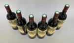 Château FERRANDE 1996 - GRAVES. 6 bouteilles. (Une étiquette déchirée,...