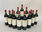Château La TUILERIE 1989 - PESSAC-LEOGNAN. 13 bouteilles. (Sept base...