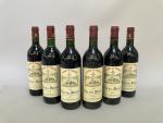 CLOS des MOINES 1995 - LALANDE DE POMEROL. 6 bouteilles....