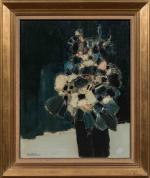 Pierre DOUTRELEAU (Arles, 1938)
"Bouquet".
Huile sur toile signée en bas à...