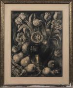 Louise HERVIEUX (Alençon, 1878 - Versailles, 1954)
Vase de tulipes et...