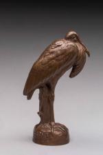 Antoine Louis BARYE (1796-1875)
"Cigogne"
Bronze à patine brune signé. Fonte de...