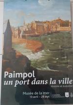 Paimpol - Un port dans la ville. 
Affiche.
Hauteur : 60...
