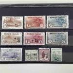Série de 10 timbres Français "Orphelins de guerre" sur charnières...
