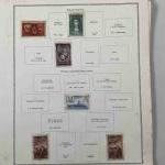 Deux albums de timbres Yvert et Tellier europe, colonies et...