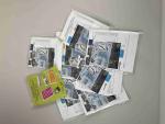 Ensemble de 10 pochettes non ouvertes collection "timbres de France"...