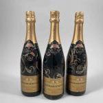 3 bouteilles CREMANT d ALSACE "Reserve de l Abbaye ...