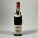 1 bouteille NUITS St. GEORGES "Les Vaucrains"- A. CHICOTOT 1967Legerement...