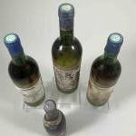 4 bouteilles VINS DIVERS France  A VENDRE EN L'ETAT2...