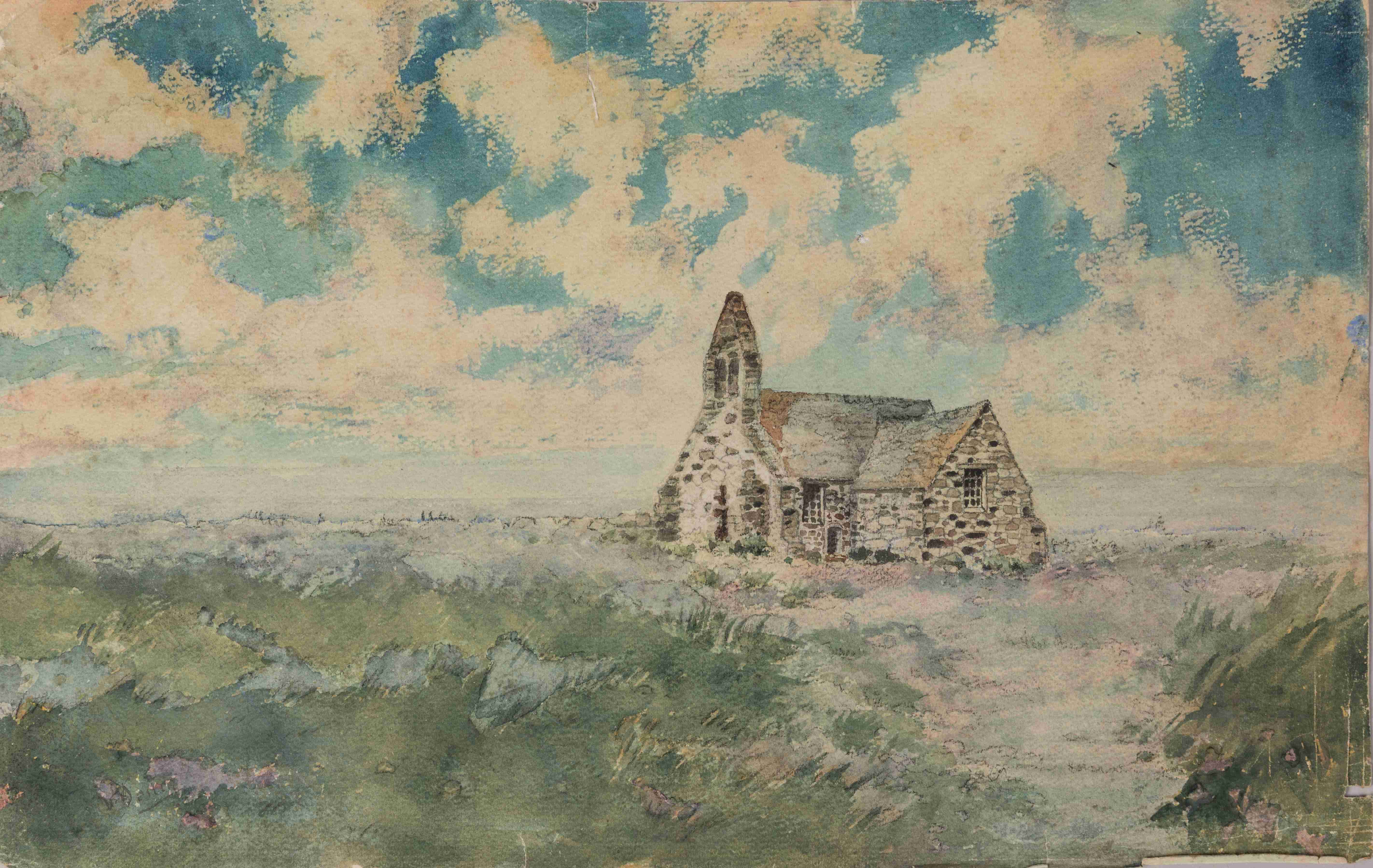 Victor BONER (Loudéac, 1871 - Rennes, 1951)
Pléhérel : la chapelle...