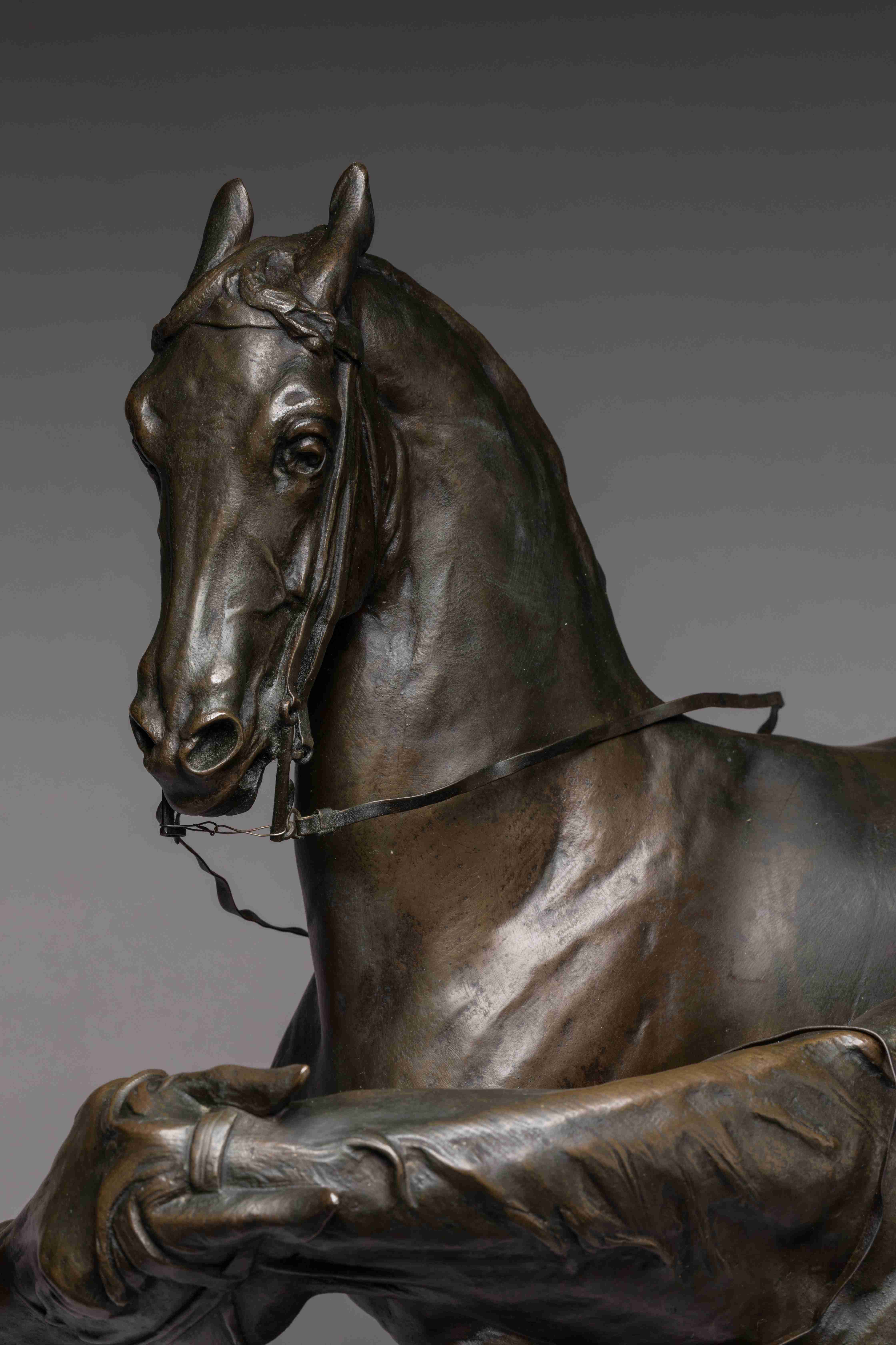 Arthur LE DUC (Torigny-sur-Vire, 1848 - Antibes, 1918)Les chevaux du...