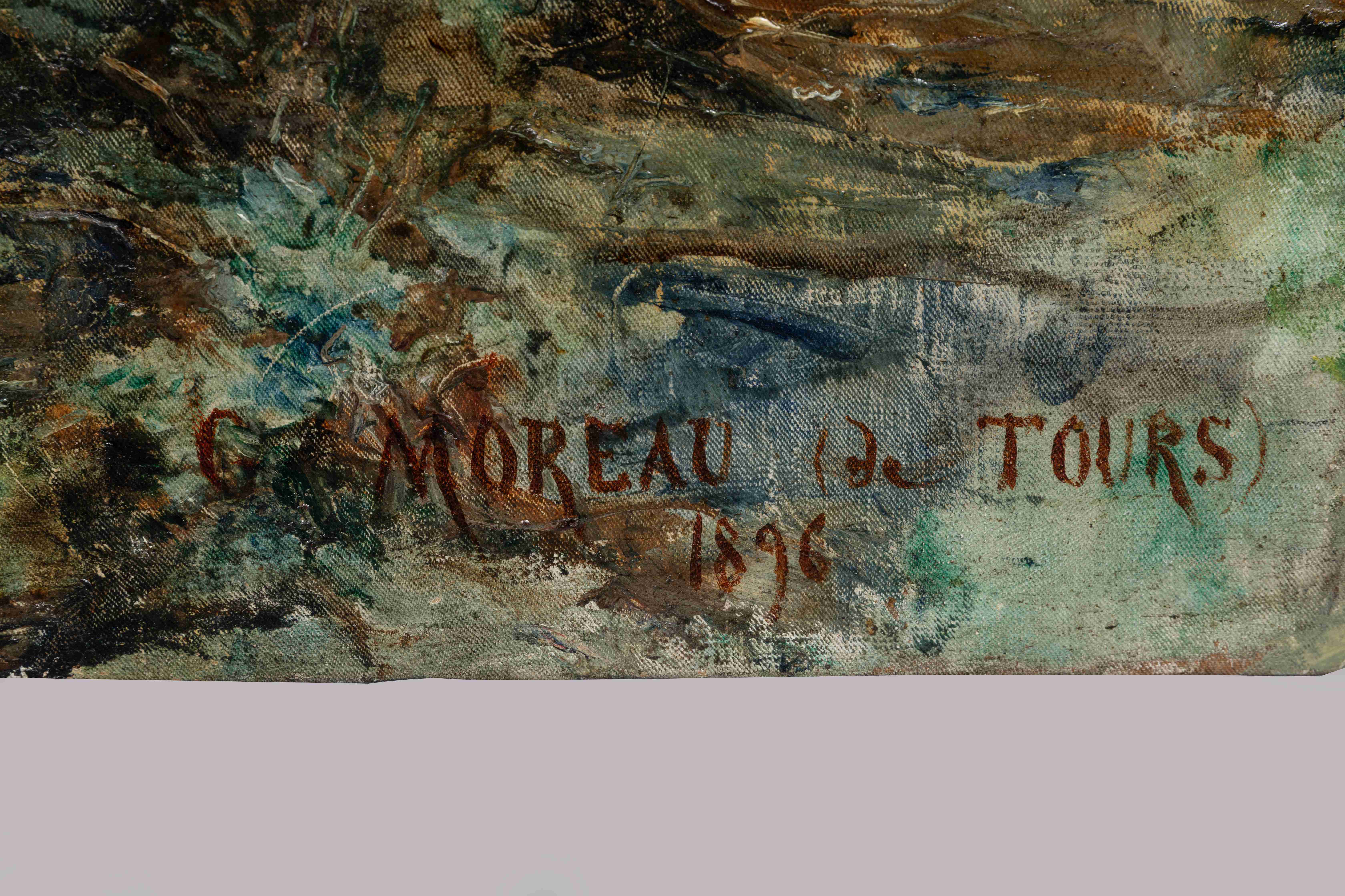 Georges MOREAU DE TOURS (Ivry-sur-Seine, 1848 - Bois-le-Roi, 1901)
"Le coup...