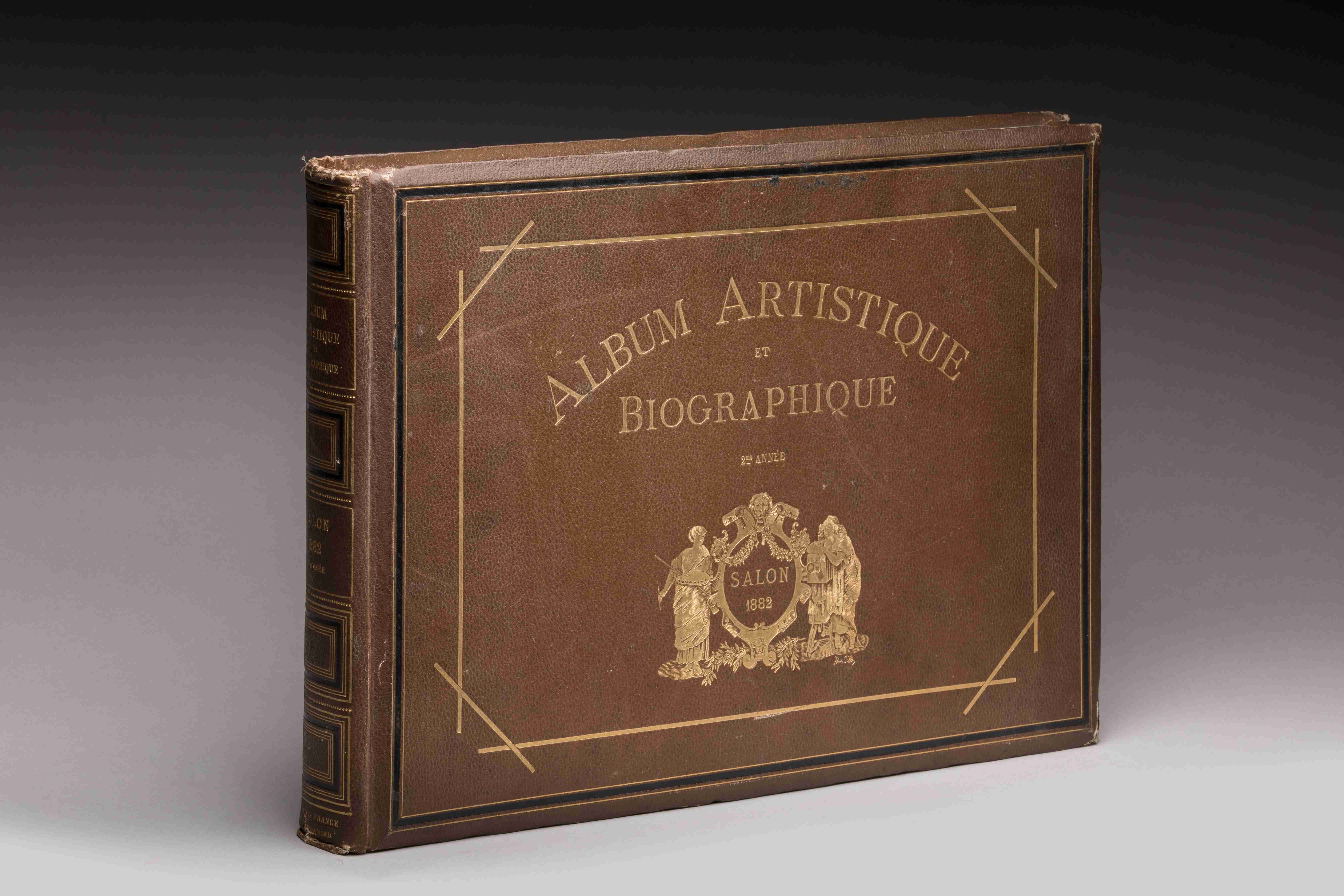 ALBUM ARTISTIQUE ET BIOGRAPHIQUE du Salon de 1882. Grand in...