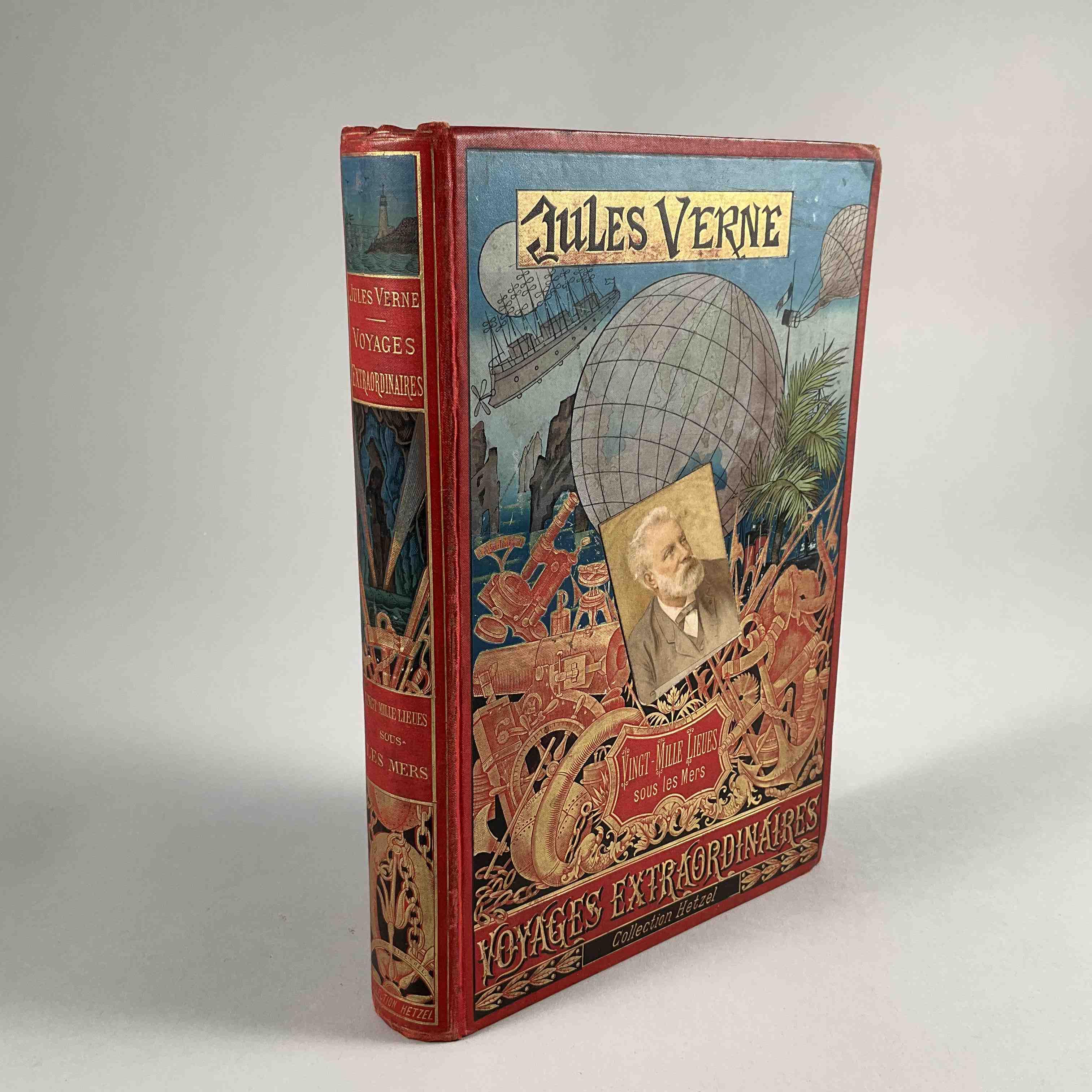 Jules Verne, Vingt-mille Lieues sous les Mers.
Paris, Hetzel, sd. 
Cartonnage...