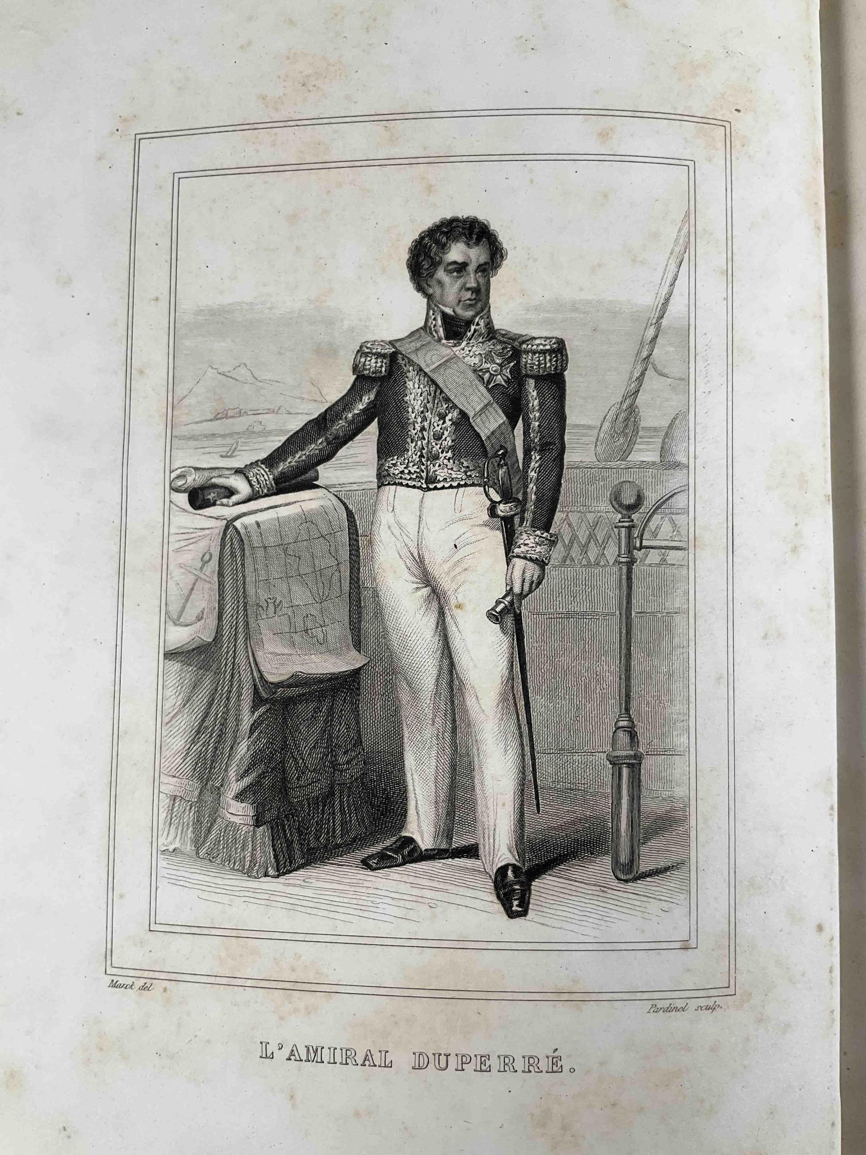 Léon Guérin, Histoire de la marine contemporaine.
Paris, Delahays, 1855. In-4,...