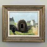 Alexandre GAILLARD DESCHAMPS (1903, Saint-Saturnin - 1984)
Maisons bretonnes.
Paire d'huiles sur...