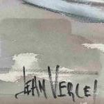 Jean VERCEL (1929, Dinan - 2011, Saint-Malo)
Bateau à l'échouage.
Aquarelle signée...