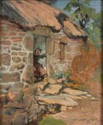 Arthur MIDY (Saint-Quentin, 1877 - Le Faouët, 1944)
"Vieille maison route...