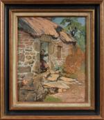 Arthur MIDY (Saint-Quentin, 1877 - Le Faouët, 1944)
"Vieille maison route...