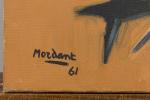 Jean MORDANT (Saint-Brieuc, 1920-1979)
Les maquereaux, 1961.
Huile sur toile signée et...
