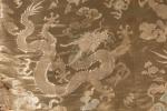 CHINE, dynastie Qing, XVIIIème siècle Rare et grande TENTURE impériale...