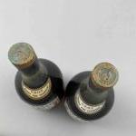 2 bouteilles COGNAC Grande Fine Champagne V.S.O.P. - HENNESSY. Capsules...