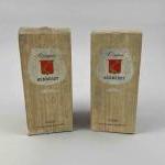 2 bouteilles COGNAC Grande Fine Champagne V.S.O.P. - HENNESSY. Capsules...
