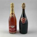 2 bouteilles CHAMPAGNE DIVERS 1 GOSSET brut "Grande réserve" en...