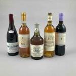 5 Vins de France Divers dont Château CHALON 1991 BERTHET...