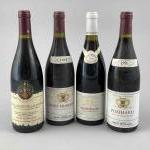 4 bouteilles BOURGOGNES DIVERS La REINE PEDAUQUE 2 POMMARD 1991...